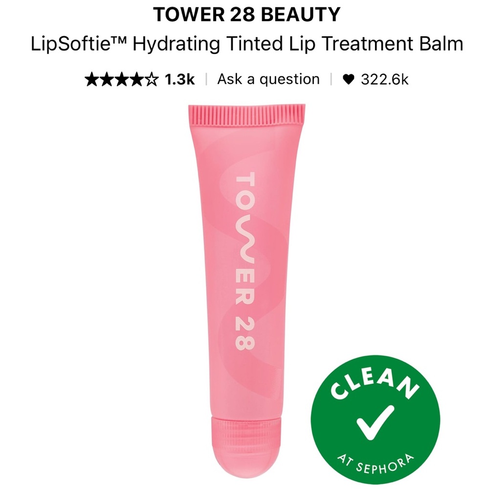 𝗧𝗢𝗪𝗘𝗥 𝟮𝟴 𝗕𝗘𝗔𝗨𝗧𝗬 | LipSoftie™ Hydrating Tinted Lip Treatment Balm